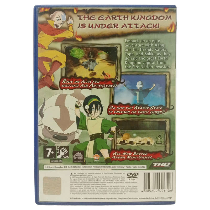 Avatar The Legend of Aang - The Burning Earth PlayStation 2