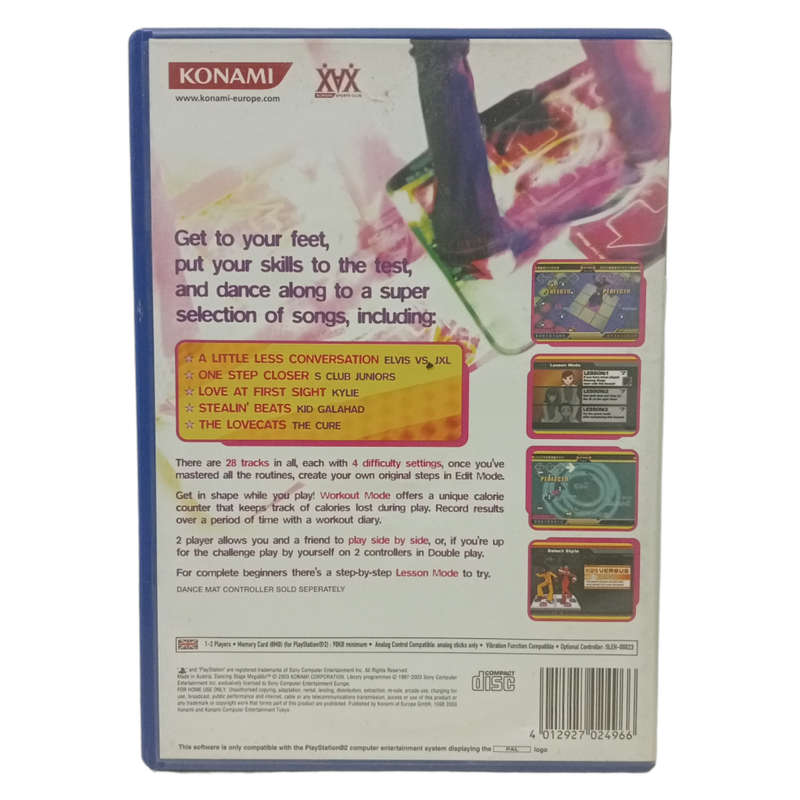 Dancing Stage - Megan Mix PlayStation 2