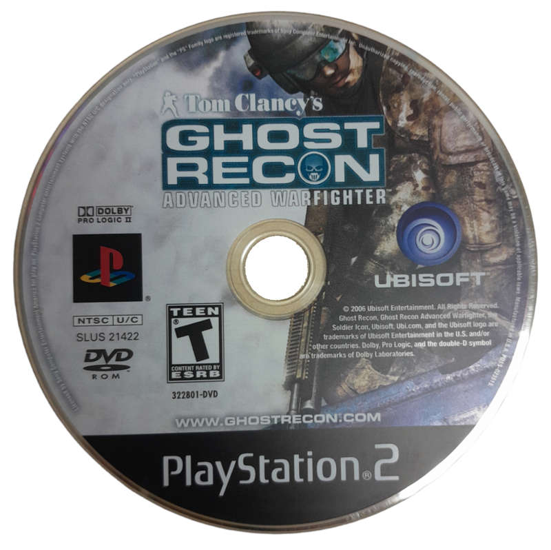 Ghost Recon - Advanced War fighter PlayStation 2 [Disc Only-Generic CD Case]