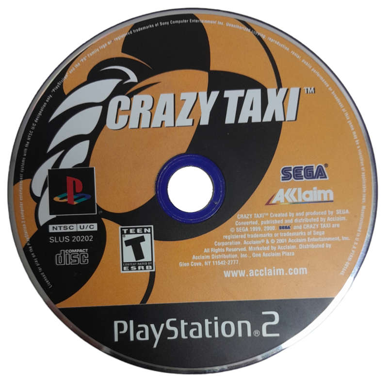 Crazy Taxi Play Station 2 [Disc Only-Generic CD Case]