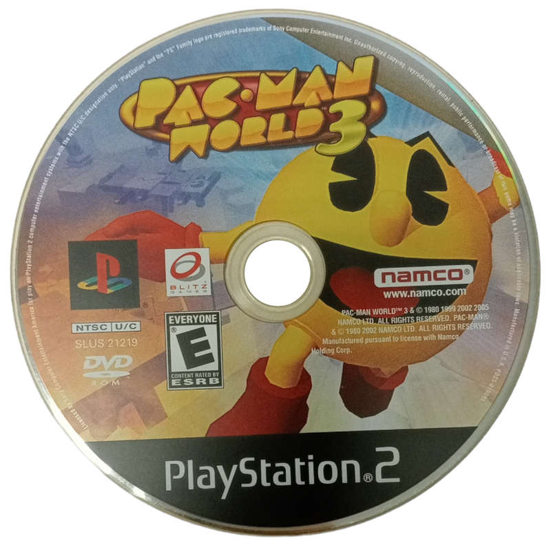 Pac Man World 3 PlayStation 2 [Disc Only-Generic CD Case]