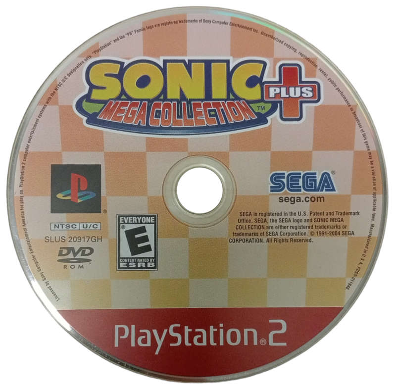 Sonic - Mega Collection Plus, PlayStation 2 [Disc Only-Generic CD Case]