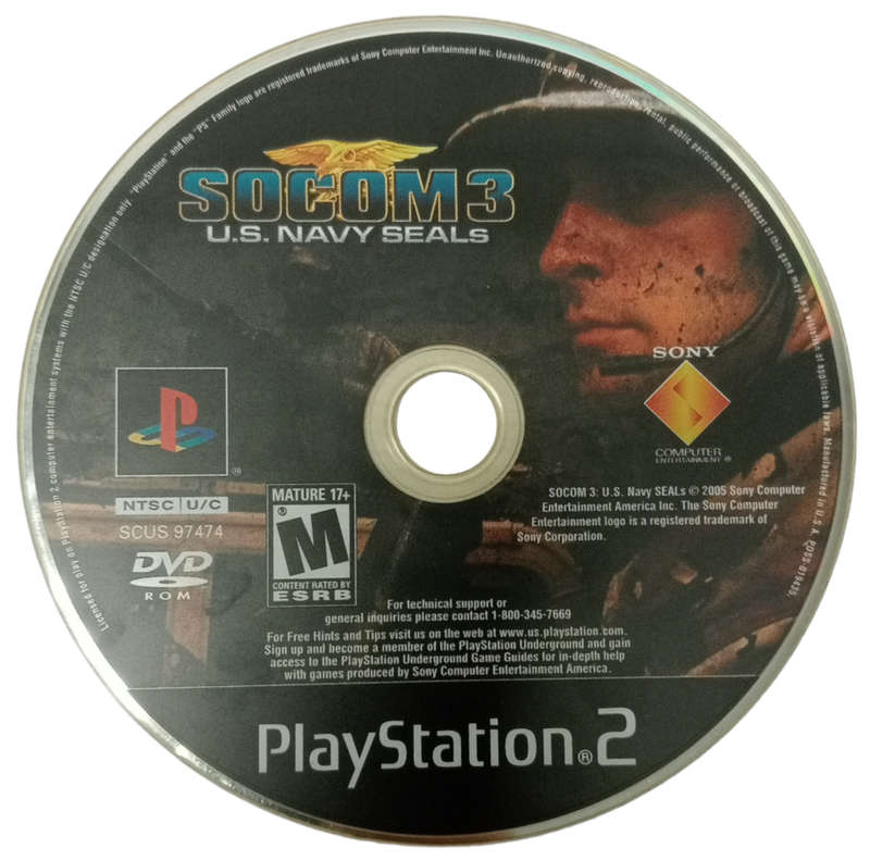 Socom 3 - U.S. Navy Seals PlayStation 2 [Disc Only-Generic CD Case]