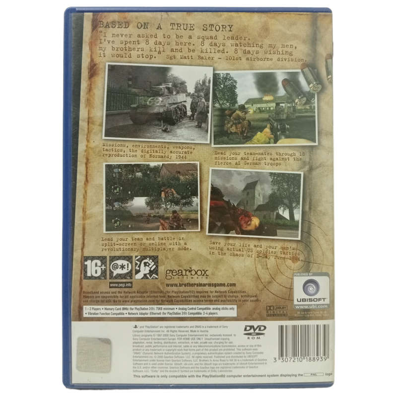 Brothers In Arms - Road To Hill 30 Play Station 2