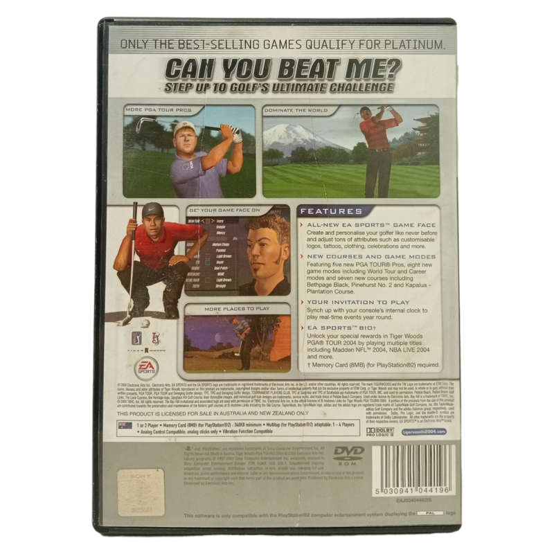 Tiger Woods PGA Tour 2004 Play Station 2