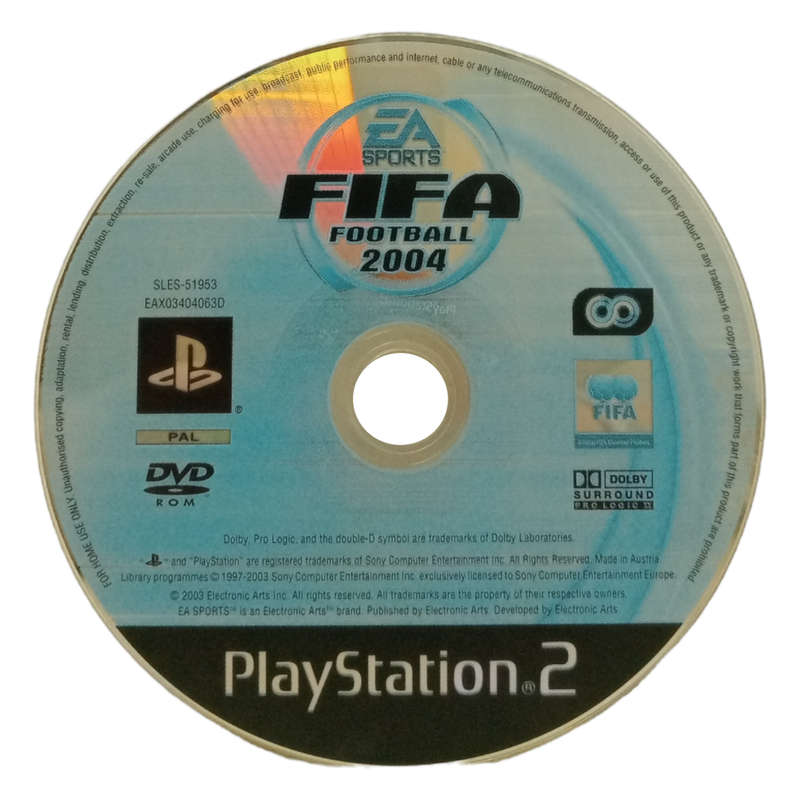 FIFA 2004 Play Station 2 - CD Only generic Case