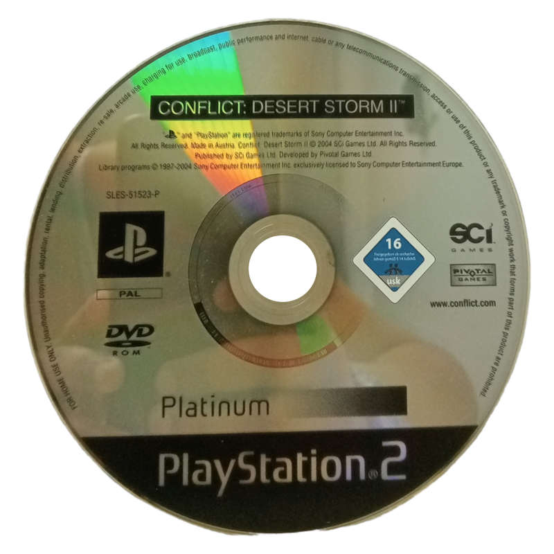 Conflict - Desert Storm II Play Station 2 - CD Only generic Case