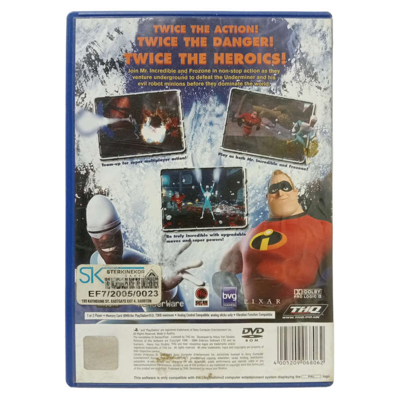 The Incredibles - Rise Of The Underminer Play Station 2