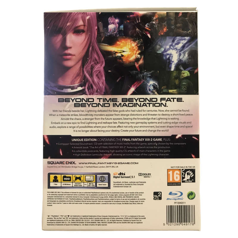 Final fantasy XIII-2 Limited Collectors Edition PlayStation 3