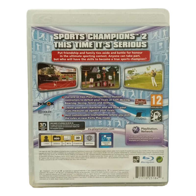 Sports Champions 2 PlayStation 3