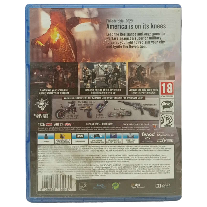 Homefront - The Revolution PS4