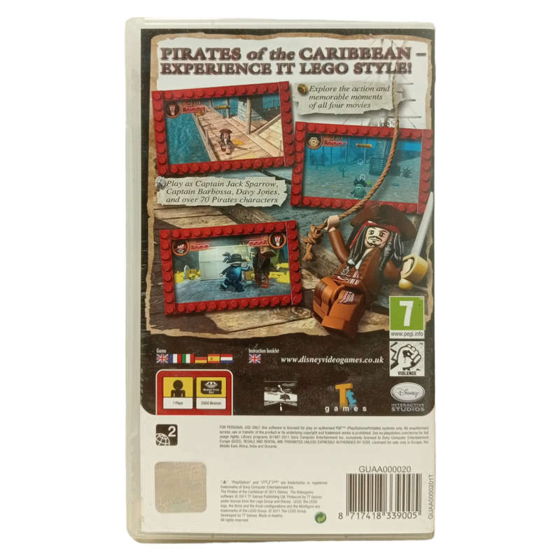 Pirates of the Caribbean - The Video Game PSP