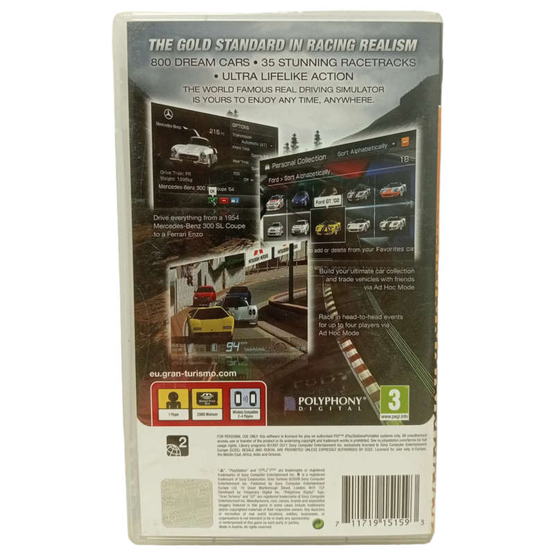 Gran Turismo - The Real Driving Simulator PSP