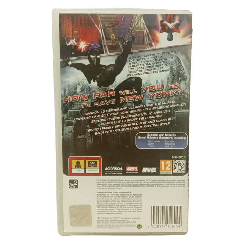 Spider-Man - Web of Shadows PSP