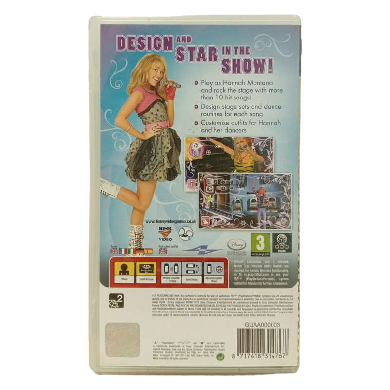 Hannah Montana - Rock Out The Show PSP