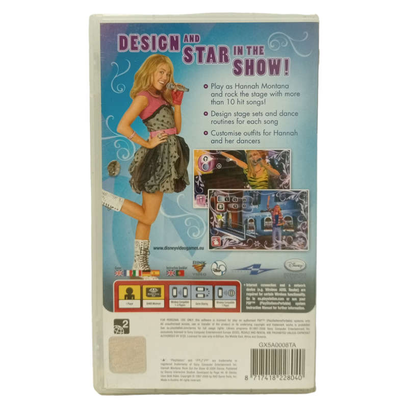 Hannah Montana - Rock Out The Show PSP