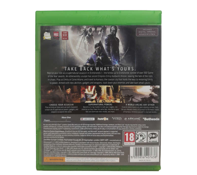Dishonoured 2 Xbox One
