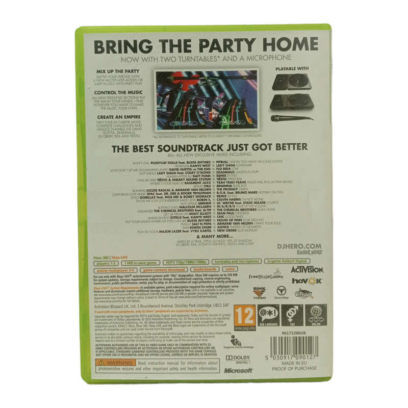DJ Hero 2 Xbox 360