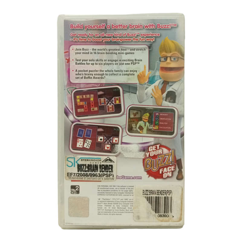 Buzz! - Brain Bender PSP