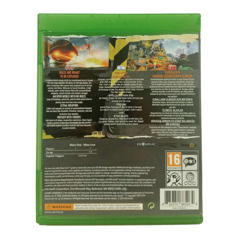 Sunset Overdrive Xbox One
