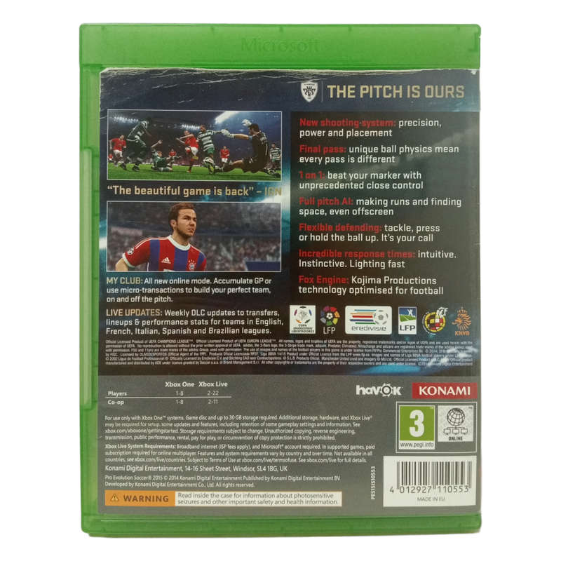 Pro Evolution Soccer 2015 Xbox One