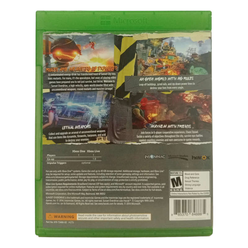 Sunset Overdrive Xbox One