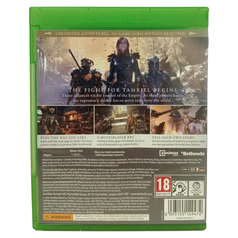 The Elder Scrolls Xbox One