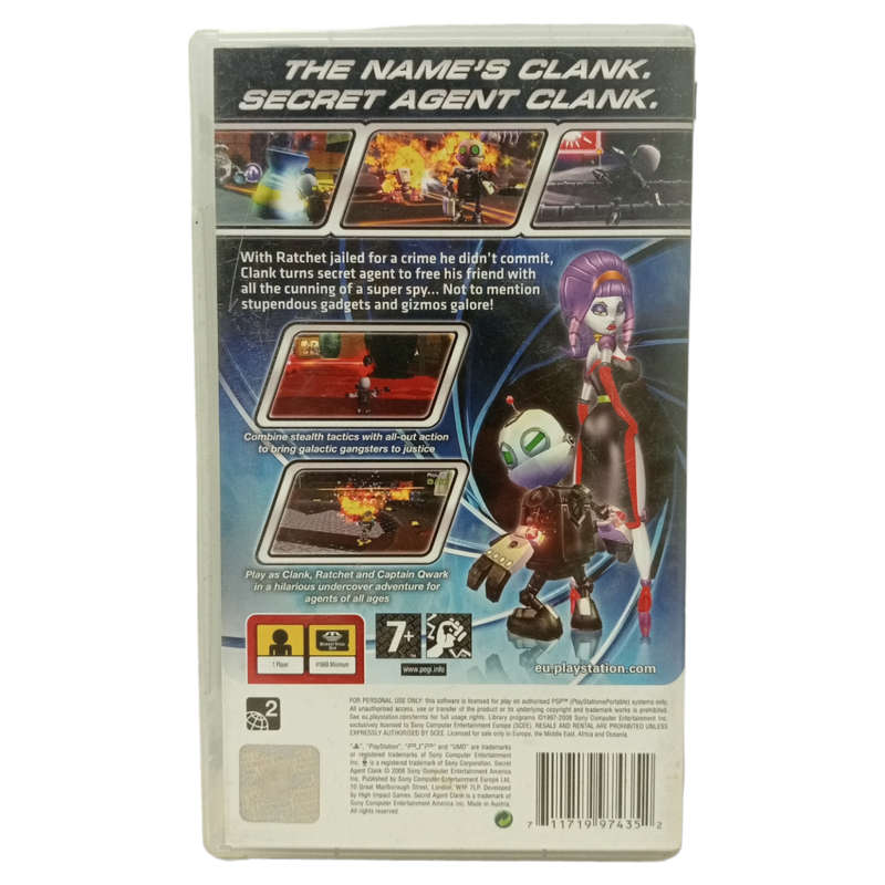 Secret Agent Clank PSP