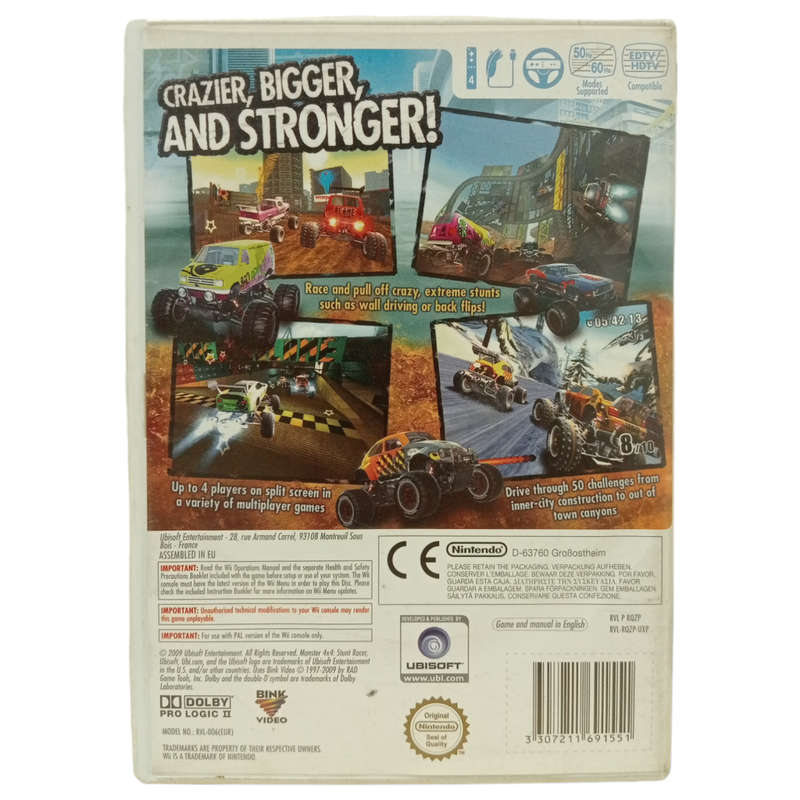 Monster Stunt Racer 4 by 4 Wii