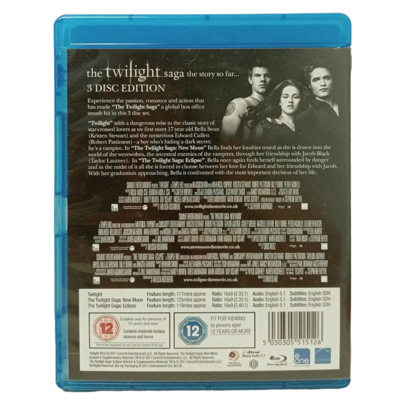 The Twilight Saga - 3 Disk Edition Blu-Ray