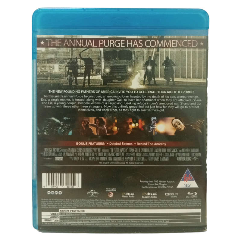 The Purge: Anarchy - An American Tradition Blu-Ray