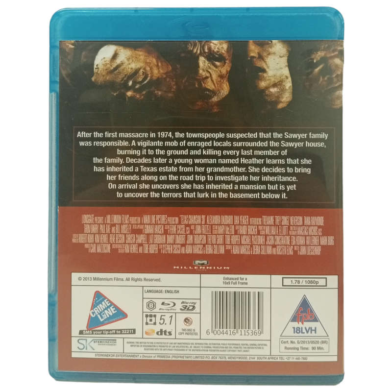 The Texas Chainsaw Massacre 2D & 3D Blu-Ray