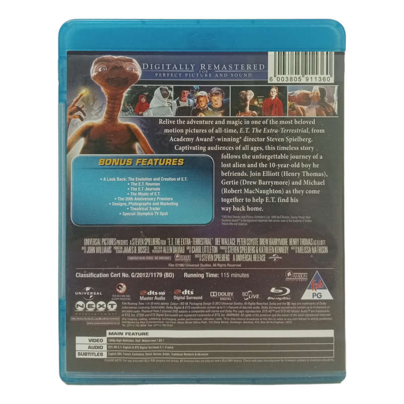 E.T. Blu-Ray
