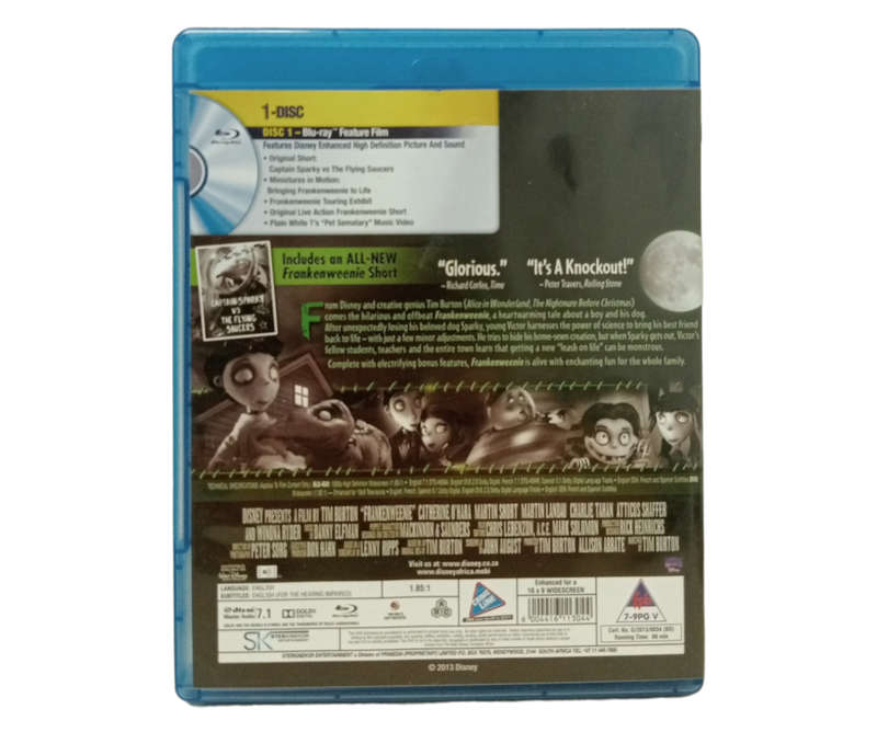 Frankenweenie Blu-Ray