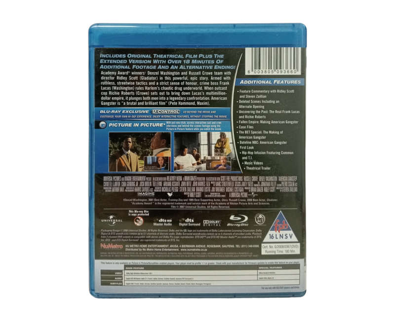 American Gangster Blu-Ray