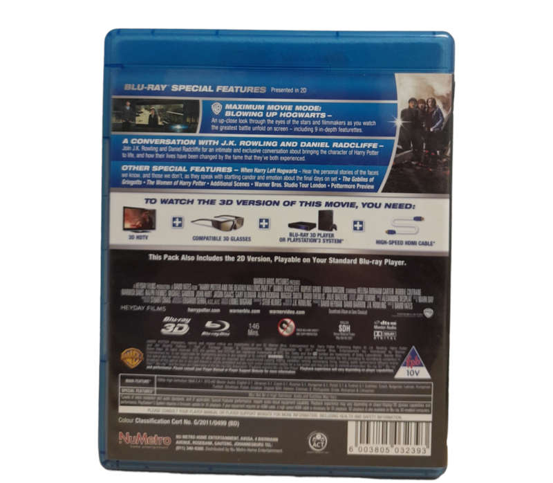 Harry Potter And The Deathly Hallows Part 2 3D Blu-Ray