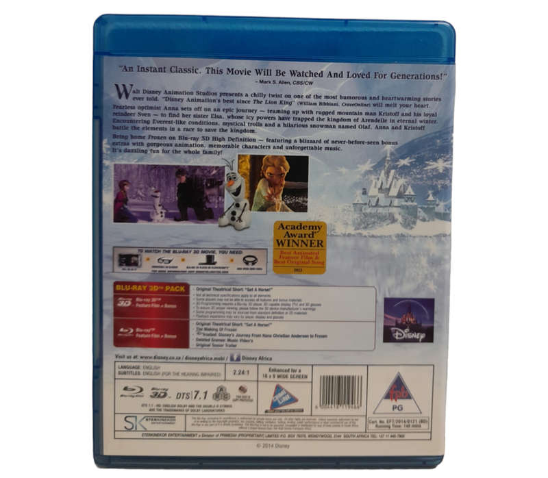 Frozen 3D Blu-Ray