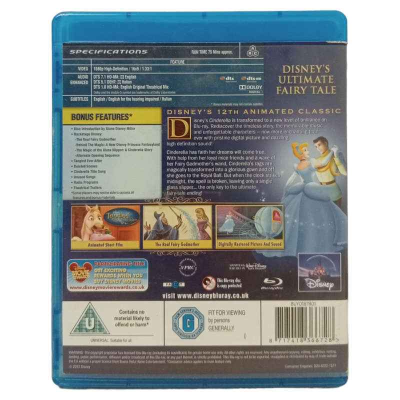 Cinderella Blu-Ray