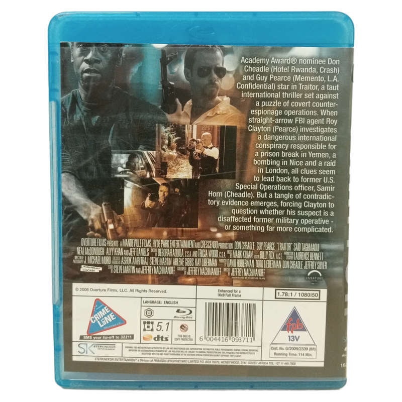 Traitor Blu-Ray