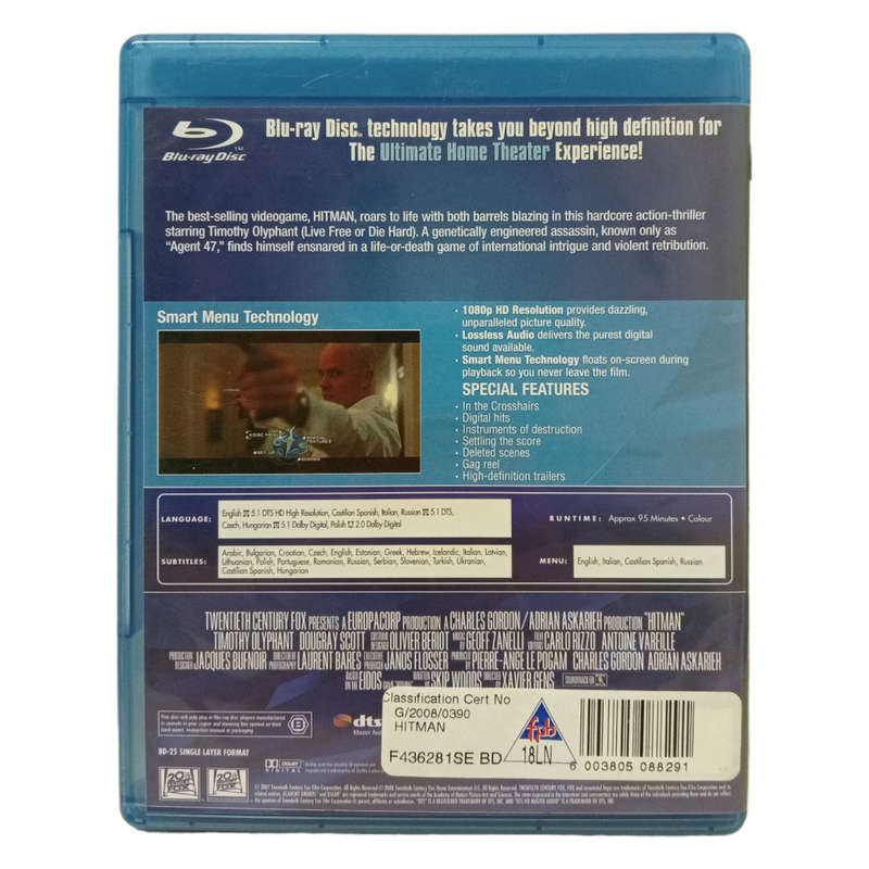 Hitman Unrated Blu-Ray