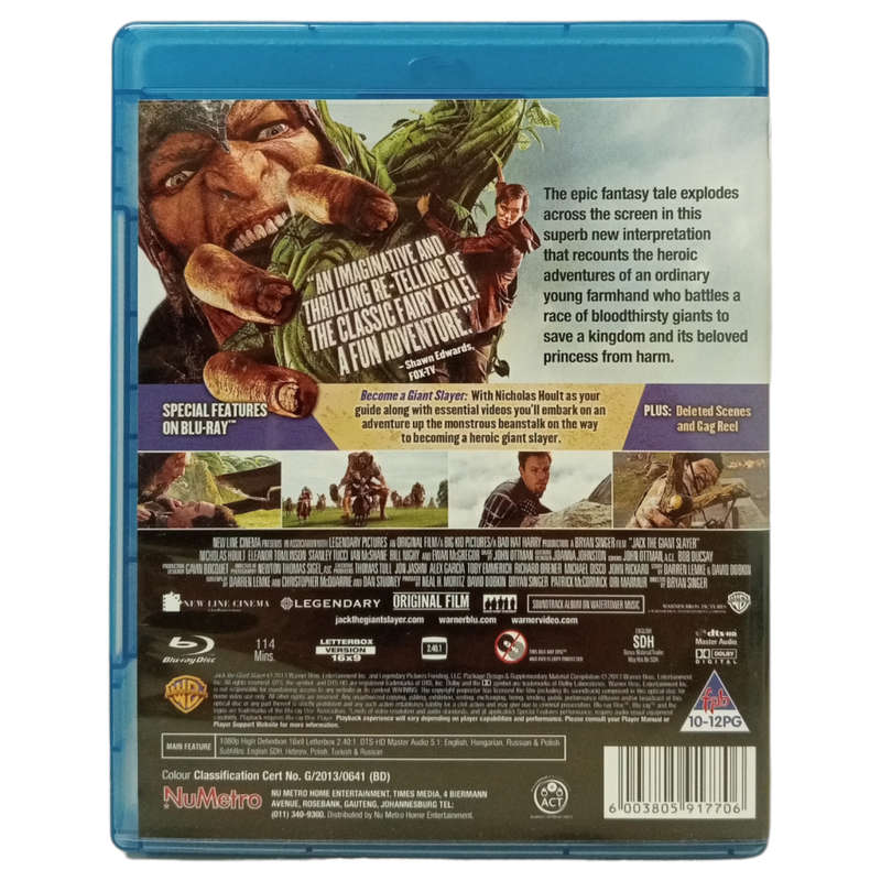 Jack The Giant Slayer Blu-Ray