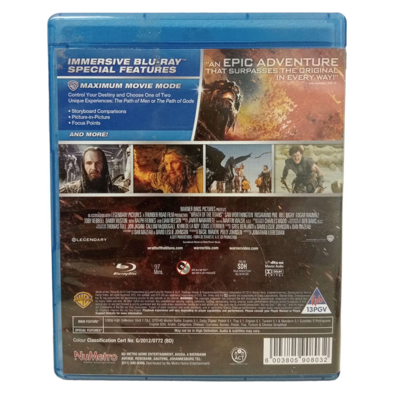 Wrath Of The Titans Blu-Ray