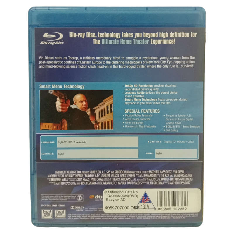 Babylon A.D Blu-Ray