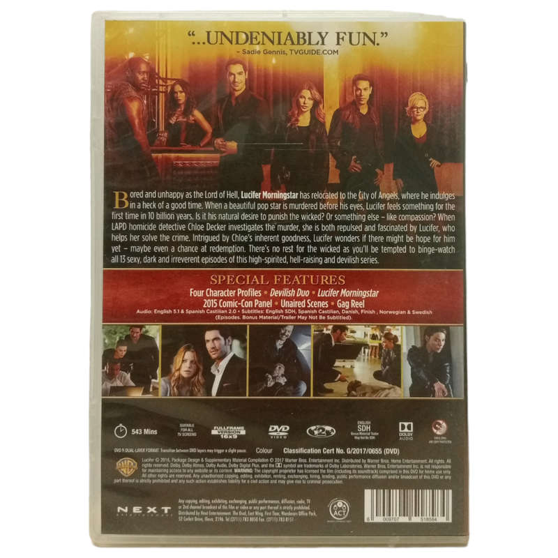 Lucifer - The Complete 1st Season DVD