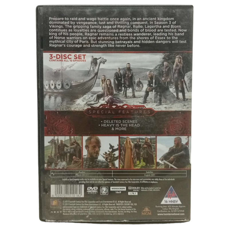 Vikings - The Complete 3rd Season DVD