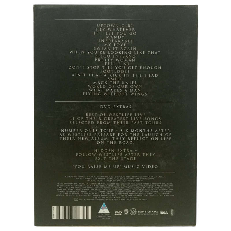 Westlife - The Number Ones Tour DVD