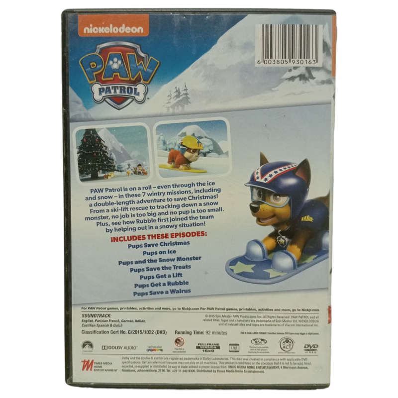 Paw Patrol - Winter Rescues DVD
