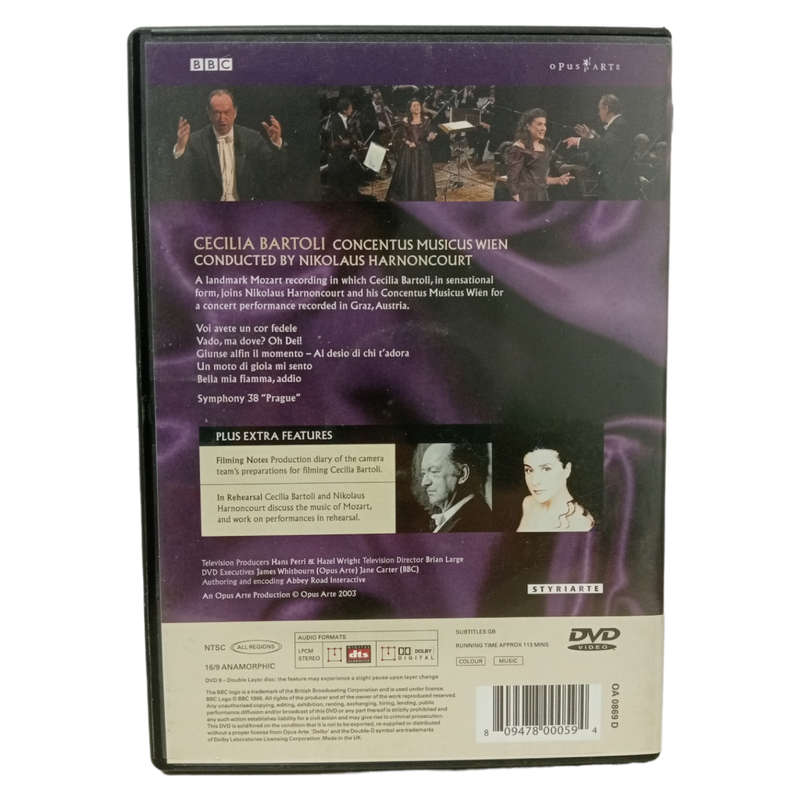 Cecilia Bartoli & Nikolaus Harnoncourt - Mozart DVD Video
