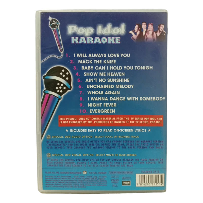 Pop Idol - Karaoke DVD Video