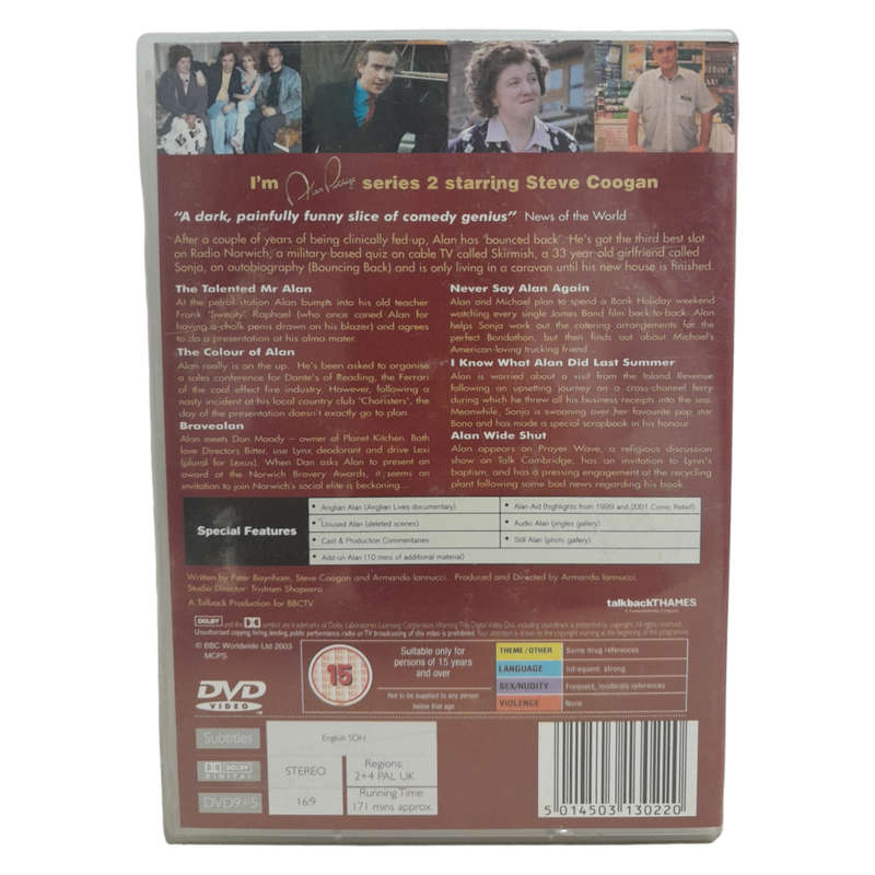I`m Alan Partridge - Series 2 DVD